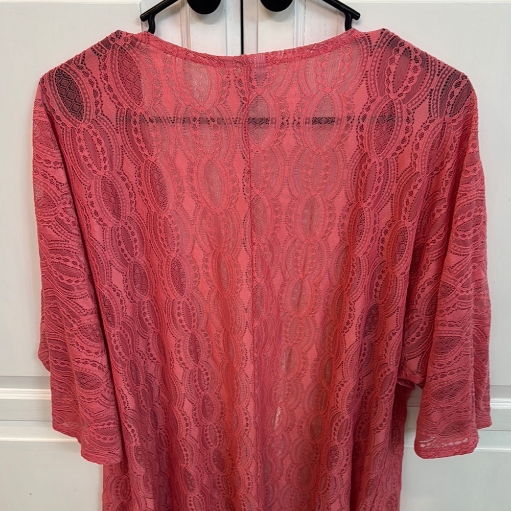 LuLaRoe Coral Lace Open Cardigan. Size M. Bohemian festival romantic - Picture 7 of 7
